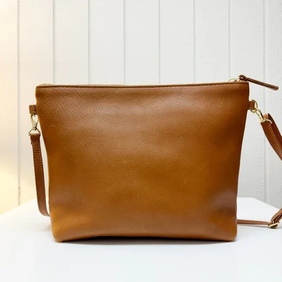 Primecut Cognac Leather Mini Hobo - Picture 2 of 10